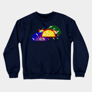 Sunshine & Rainbow Crewneck Sweatshirt